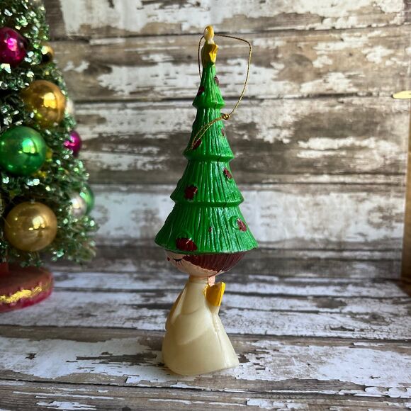 Vintage Christmas Tree Angel Ornament - Picture 7 of 9